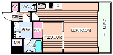 【間取り】 | プレジオ弁天町EURO