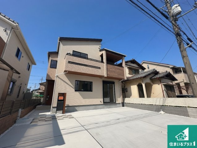 高砂市米田町米田　第1期　新築一戸建ての外観|お客様に長く安心して住んでいだだける事にこだわった家づくり！住んでからのアフターサービスにもしっかりと取り組んでいます！