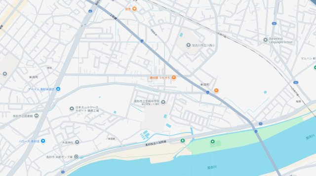 高砂市米田町米田　第1期　新築一戸建ての地図