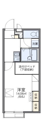 三木市大塚１丁目のアパートの間取り
