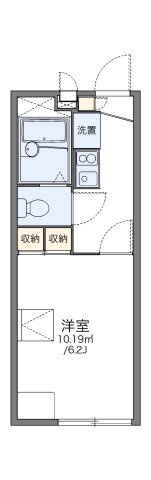 レオパレスフェレットの間取り