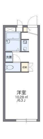 レオパレスＥａｓｔａｕｋⅡの間取り