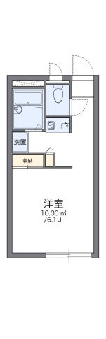 神戸市北区上津台６丁目のアパートの間取り