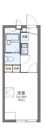 神戸市北区谷上南町のアパートの間取り