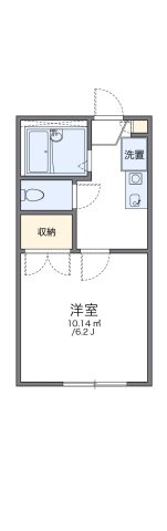 明石市二見町西二見のアパートの間取り