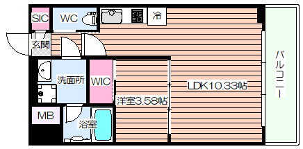 【間取り】 | プレジオ弁天町EURO