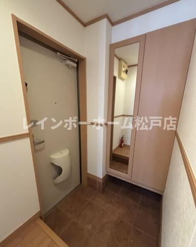 松戸市新松戸２丁目のアパートの玄関|落ち着いた玄関です