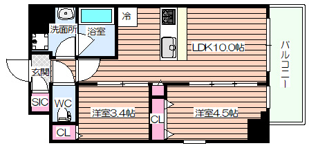 【間取り】 | スプランディッドⅨ