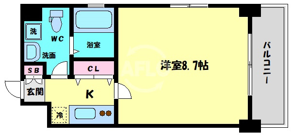ディナスティ堺筋本町の間取り|ディナスティ堺筋本町　間取り