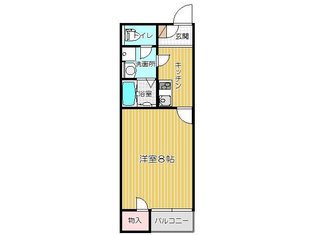 遠賀郡遠賀町大字別府のアパートの間取り