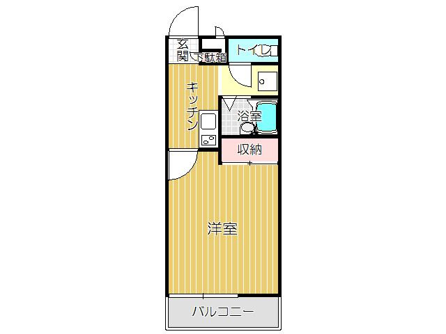 北九州市八幡西区本城学研台２丁目の賃貸マンションの間取り
