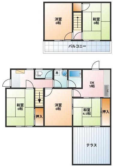 【間取り】 | 笹川4丁目戸建て
