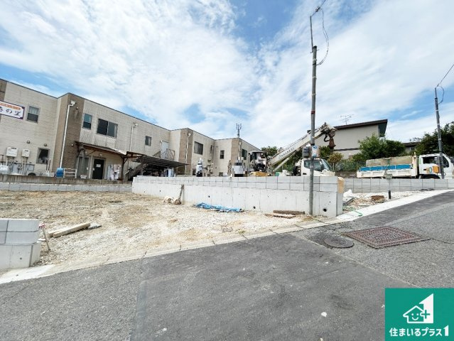 ●5(土)6(日)現地説明会　奈良市中山町　第16期　新築一戸建ての外観|現在はこんな感じです。完成までが待ち遠しいですね。