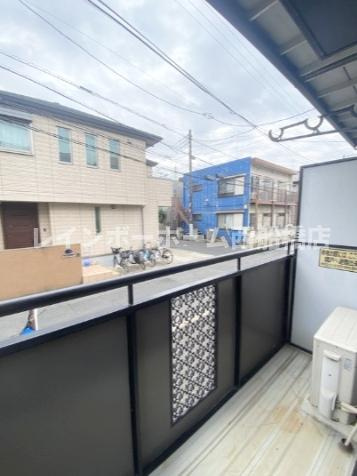 グリーンハイム平田のバルコニー