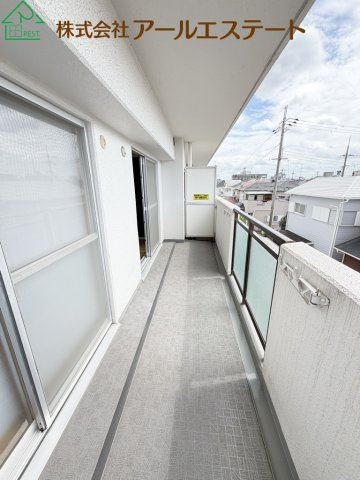 サンロイヤル加古川リバージュⅢ号館　　中古マンションのバルコニー