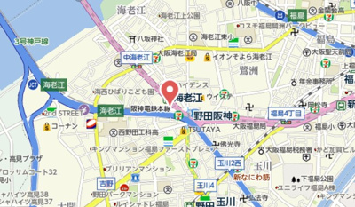 【地図】 | プレサンス野田阪神駅前ザ・ファースト