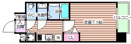 【間取り】 | プレサンス野田阪神駅前ザ・ファースト