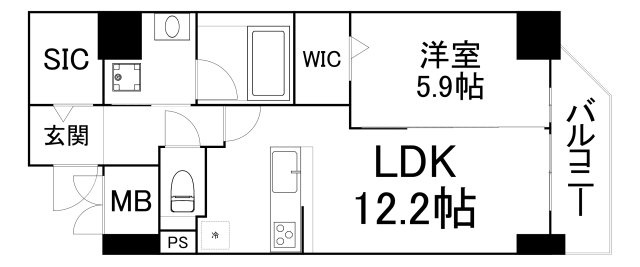 【間取り】 | パークサイド本町