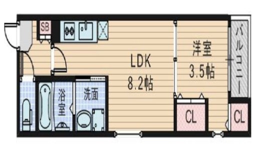 【間取り】 | Sunglow朝潮橋