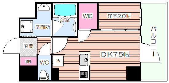 【間取り】 | バウスフラッツ新大阪