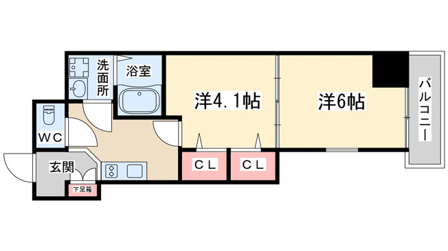 【間取り】 | レジュールアッシュ梅田アクシア