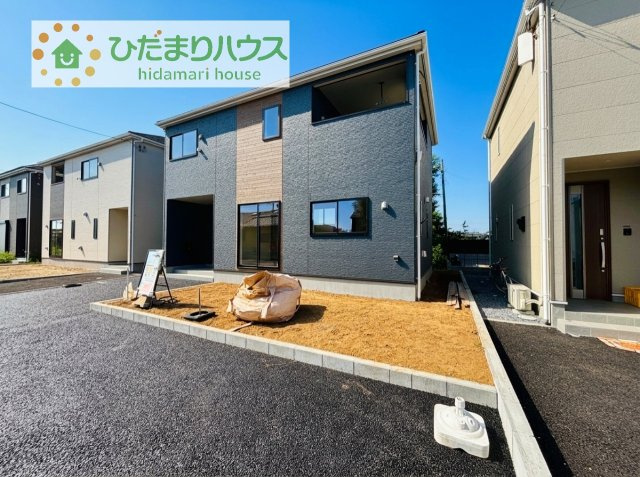 【庭】 | かすみがうら市下稲吉第15　新築戸建　5号棟 | 周辺には高い建物がないため、お庭には太陽の光が降り注ぎます♪