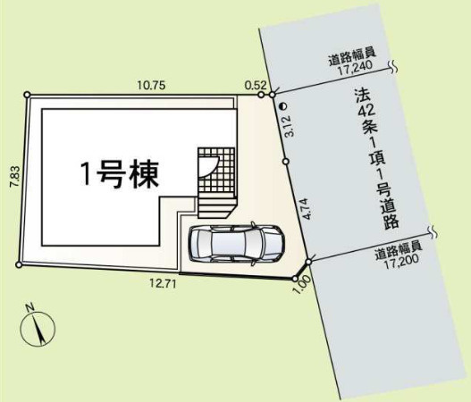 海老名市浜田町第2 新築戸建の区画図