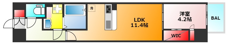 ラ・フォルム鎗屋町の間取り|現状有姿