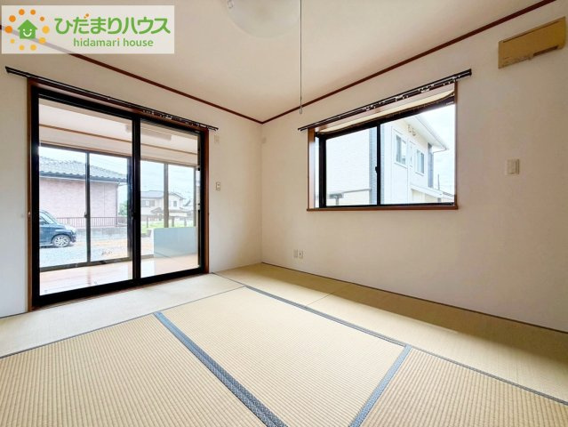 常陸太田市薬谷町　中古戸建の和室|赤ちゃんスペースや客間など、多彩な用途で使用できる和室☆