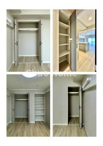 ウッディライフお花茶屋の収納|居室にはクローゼットを完備し、自由度の高い家具の配置が叶うシンプルな空間です。お子様の成長と必要になる子供部屋を与えるにはぴったりの間取りですね。