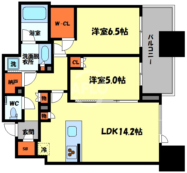 シティタワー大阪本町の間取り|シティタワー大阪本町　間取り