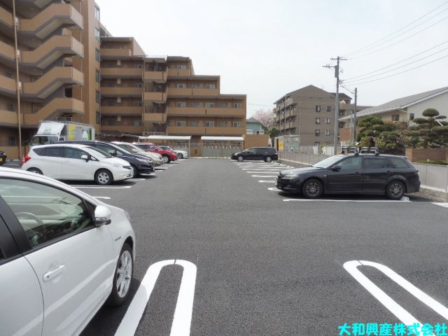 グリンデルヴァルトの駐車場