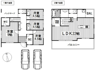 【間取り】 | 宝塚市山手台東5丁目11の12　中古一戸建て