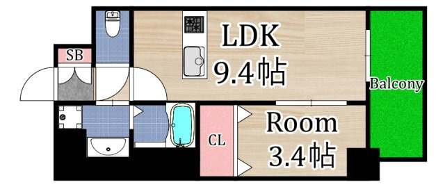 【間取り】 | ソルテラス関目高殿駅前