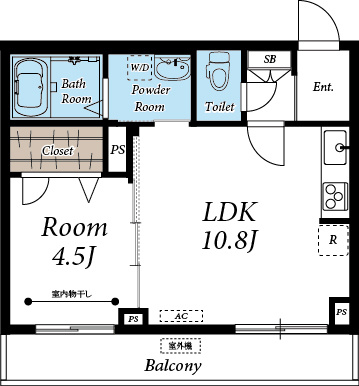 branche 弐番館の間取り