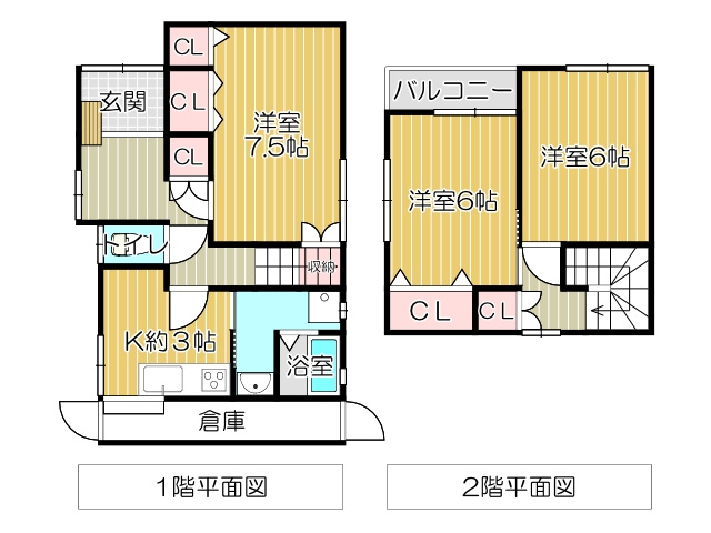 熊谷1丁目貸家の間取り
