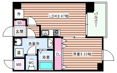 【間取り】 | ヴィヴァーチェ2番館