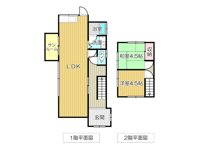 塔野3丁目戸建の間取り