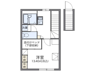 【間取り】 | レオパレス泉３