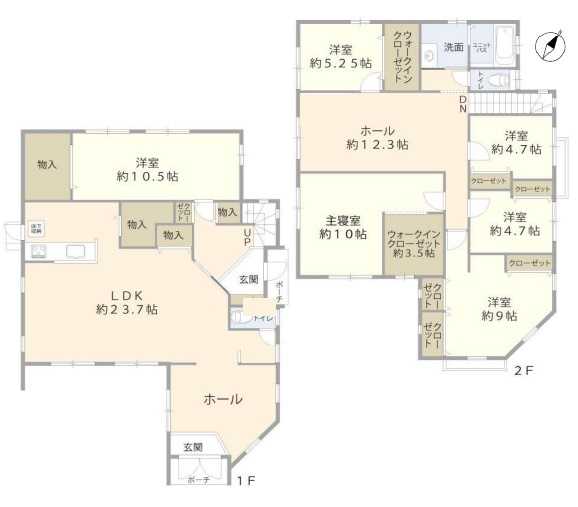 【間取り】 | 八千代市大和田新田　中古戸建て | 間取り図