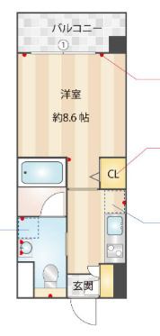 【間取り】 | HPに初期費用掲載！「プライスホーム」で検索！グランドシャルマン博多駅前