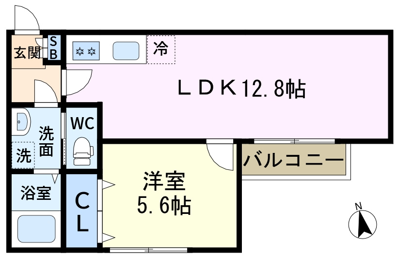 ピースフルパレス江戸川の間取り
