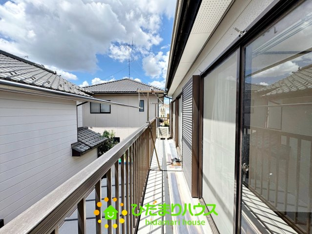 白岡市西２丁目　中古一戸建てのバルコニー
