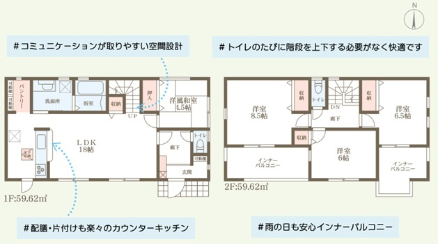 リーブルガーデン天理市檜垣町の間取り