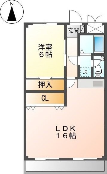 サンライフ大元の間取り