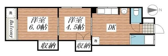 丹羽マンションの間取り