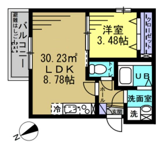 メラースの間取り