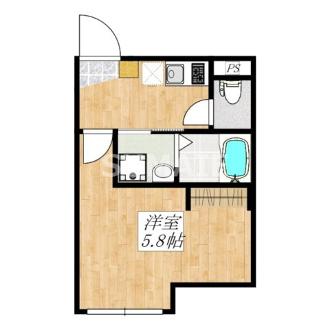 Reberty赤羽Ⅱの間取り|間取り図です