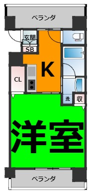 CASTELLO ASSOの間取り