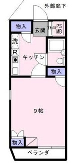 【間取り】 | グローリア初穂　新小岩 | 間取りです。